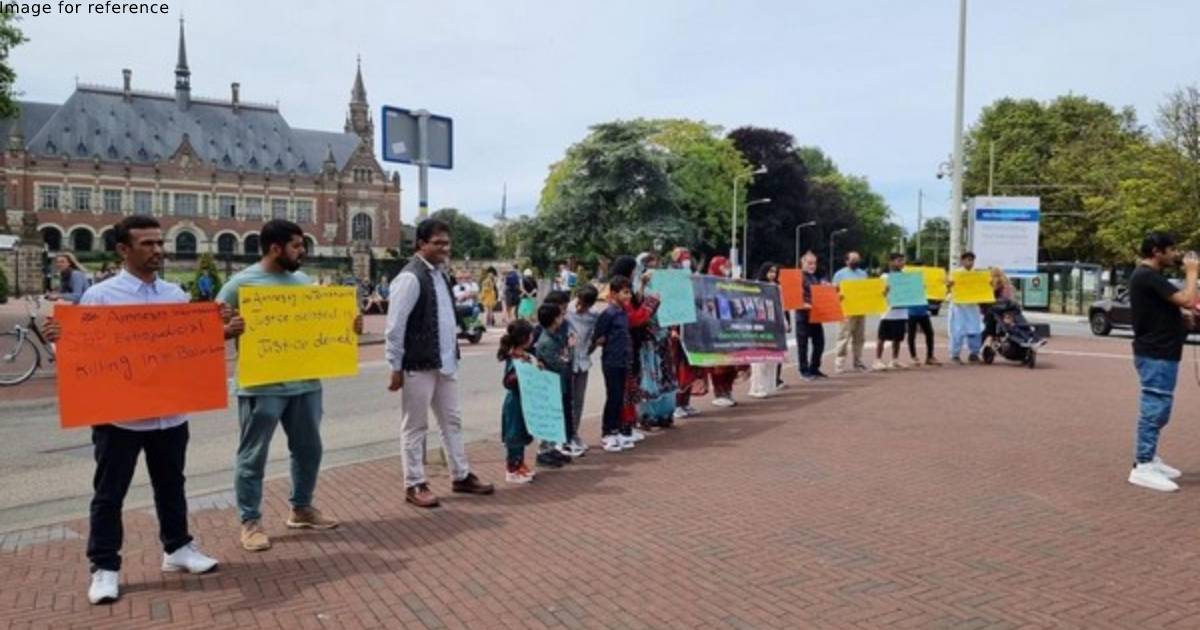 Netherlands: Baloch activists protest against killings in fake encounters in Balochistan